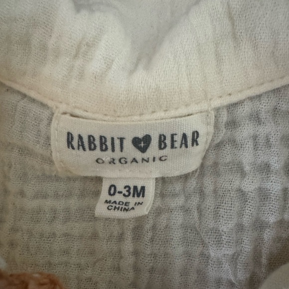 Kids Ivory Matching Set with Tropical Embroidery - Picture 6 of 7